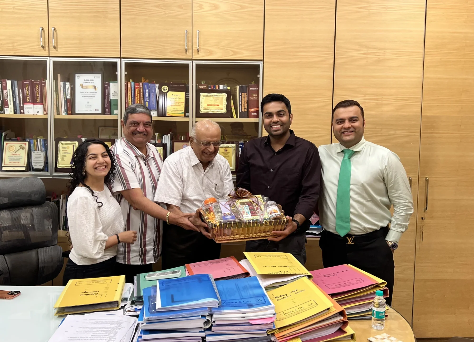 Mr. Abhishek Buddhadev Meets Mr. Chintan Vasani